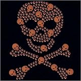 Youth Hoody (Hooded Sweatshirt) : Skull and Crossbones - Embellished Rhinestones and Skull Shaped Nailheads