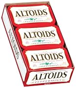 Altoids Curiously Strong Mints Peppermint 176-Ounce Tins Pack of 12