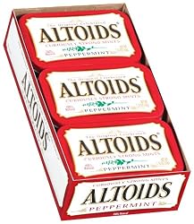 Altoids Curiously Strong Mints, Peppermint, 1.76-Ounce Tins (Pack of 12)