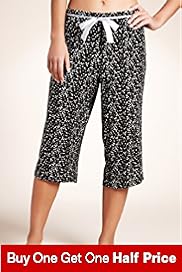 Confetti Print Cropped Pyjama Bottoms