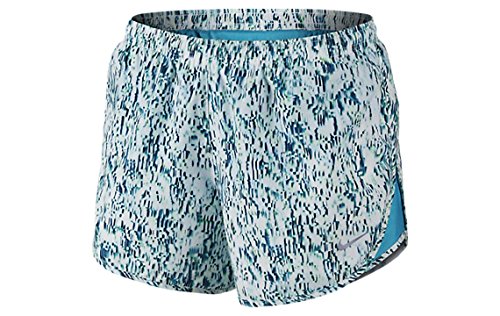 Nike Womens as Printed Tempo Running Shorts, Blue
