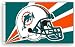 Miami Dolphins 3x5 NFL Football Helmet Flag a