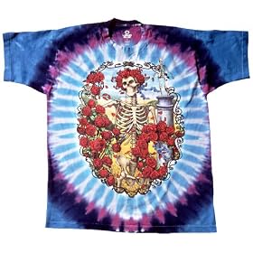 Liquid Blue Mens Grateful Dead 30Th Anniversary Short Sleeve Tee