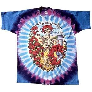 Liquid Blue Mens Grateful Dead 30Th Anniversary Short Sleeve Tee
