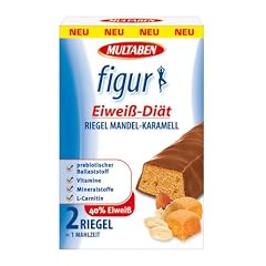 Multaben Figur Eiwei� Di�t, 2 Riegel Mandel-Karamell, 2er Pack (2 x 70 g)