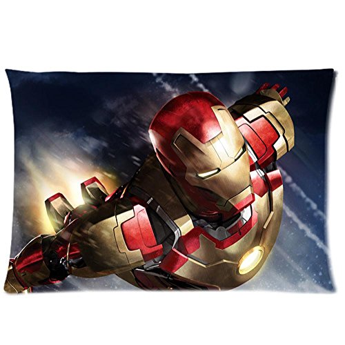 Personalized Pillow Case Iron Man Rectangle Pillow Cases Import