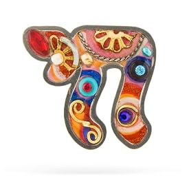 Pink and Orange Chai Pin #0754