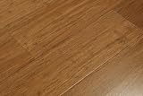 6 ft 5 in Amerique Strand Woven Carbonized Solid Bamboo Flooring (6 inch Sample)
