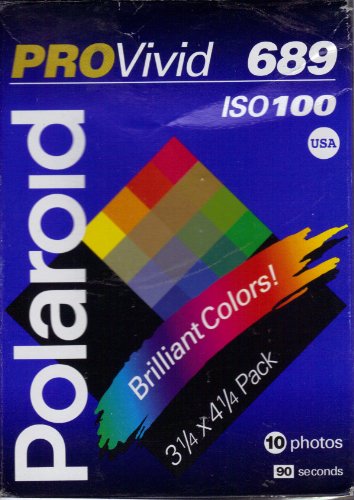 Polaroid 689 Provivid Color 10exp, 100 ASA