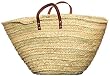 Moroccan Straw Summer Beach / Shopper / Tote Bag 25"x15"