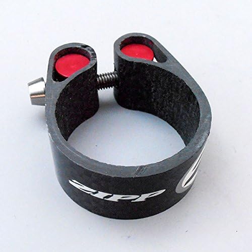 31.8mm Carbon Fiber Ti Titanium Bolt Bike Saddle SeatPost Seat Post Clamp Collar BMX (Z)