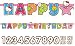 Hello Kitty Balloons Dreams Happy Birthday Letter Banner
