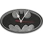 DC Comics Batman Logo 12" Metal Look Wall Clock