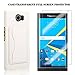 Blackberry Priv Case,Kupx Blackberry Priv Pu Leather Wallet Protective Cases With Stand Card Holder For Blackberry Priv With 1 Screen Protector White
