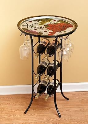 Metal Bottle Table, Black [Kitchen]
