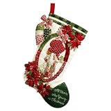 51mprI8M9VL. SL160  Bucilla Stocking Felt Applique Kit
