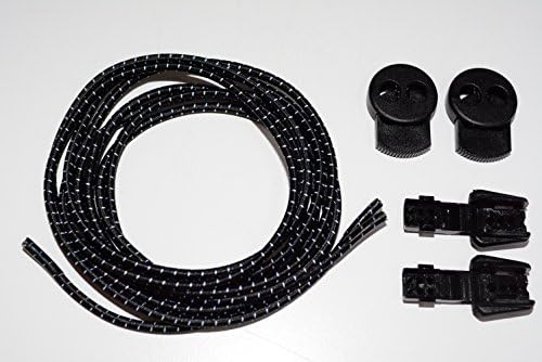 Bungee Quick-Lock Laces - BLACK