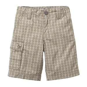 Tea Collection Hahoe Plaid Short, British Khaki