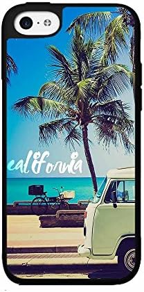 Palm Trees and California Dreaming TPU RUBBER SILICONE Phone Case Back Cover iPhone 5c