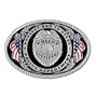 Protect and Serve Police Pewter Belt Buckle