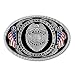 Protect and Serve Police Pewter Belt Buckle Image