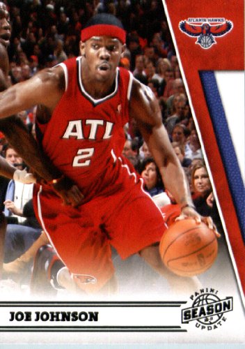 2010/11 Panini Season Update Basketball Card # 71 Joe Johnson Atlanta Hawks In a Protective Screwdown Display Case !