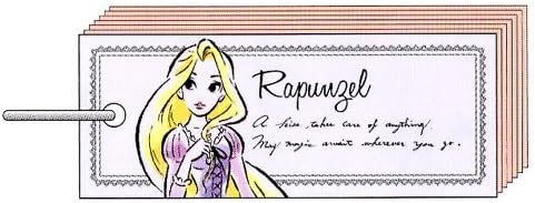 Sunstar Disney Stationary the TEST Word Card DC Rapunzel S2040557