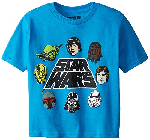 Star Wars Boys' T-Shirt, Turq, 5