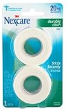 Nexcare Durable Cloth Carded 1-Inch Wide First Aid Tape, 10-Yard Roll, 2-Count  Packages  (Pack of 2)