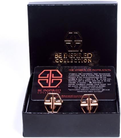 Be Inspired Collection Gold Plated Pendant Cufflinks