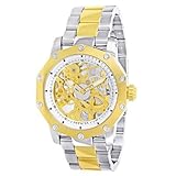 Invicta Men's 7209 Signature Collection Mechanical Skeleton Two-Tone Watch