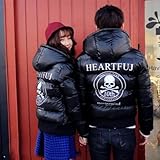 ペアダウンジャケット　２０１６年新作　あったか ＭＡＸ011 (L, ブラック)