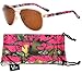 Hornz Pink Camouflage Polarized Sunglasses for Women Western Design