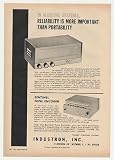1965 Industron Sentinel Alerting System Tone Encoder Print Ad