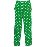 NCAA Texas Longhorns Kelly Green St. Patrick's Day Shamrock Pajama Pants (Medium)