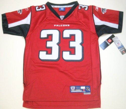 NFL Reebok Atlanta Falcons Michael Turner Youth Authentic/Stitched Red Jersey Extra Large (Size 18-20)