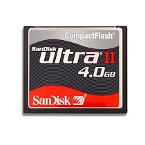 SanDisk SDCFH-004G-A11 4GB/15MB Ultra II CF Card ( US Retail Package )