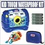Fisher Price Kid Tough Waterproof Digital Camera Blue + Accessory Outfit