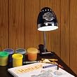 Harley - Chrome and Black Clip Lamp