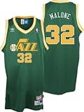 Karl Malone Jersey: adidas Green Throwback Swingman #32 Utah Jazz Jersey