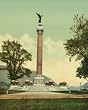 Battle Monument at West Point, 1901 - Print of a Vintage Photochrom Image from the Library of Congress Collection