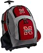 University of Nebraska Rolling Backpack Deluxe Red Cornhuskers - Best Backpacks Bags with Wheels or School Trolley Bags Carry-Ons - Unique Gifts!