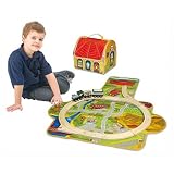 ZipBin Softie Train Depot Playset