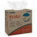 Kimberly-Clark Wypall X50 Disposable Wiper, 12-1/2" Length x 9-3/32" Width, White (10 Packs of 176)