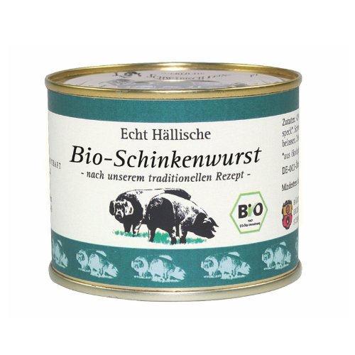 Bio echt Hällische Schinkenwurst,