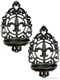 Pair Cast Iron Sconces