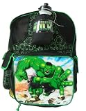 The Incredible Hulk School Backpack w/ Lunch Bag