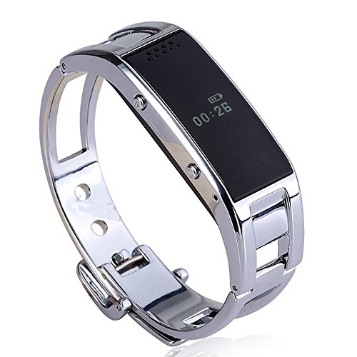 Smart Health Wristband Smartwatch Android Bluetooth 3.0 SMS Phonebook Sync Remote Photo Pedometer Sleep Management (Silver)