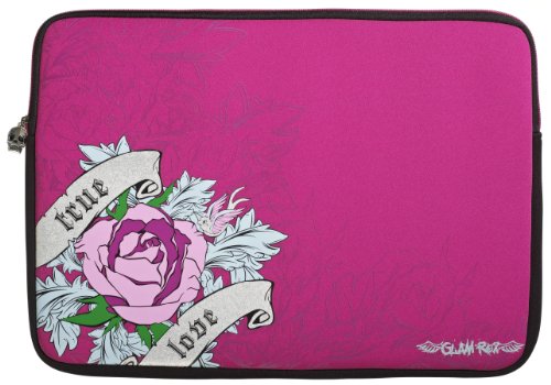 Vivanco Glam Rox Rose Neoprene Notebooktasche 39,6cm (15,6 Zoll), pink