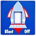 Rocket in Space Light Switch Cover